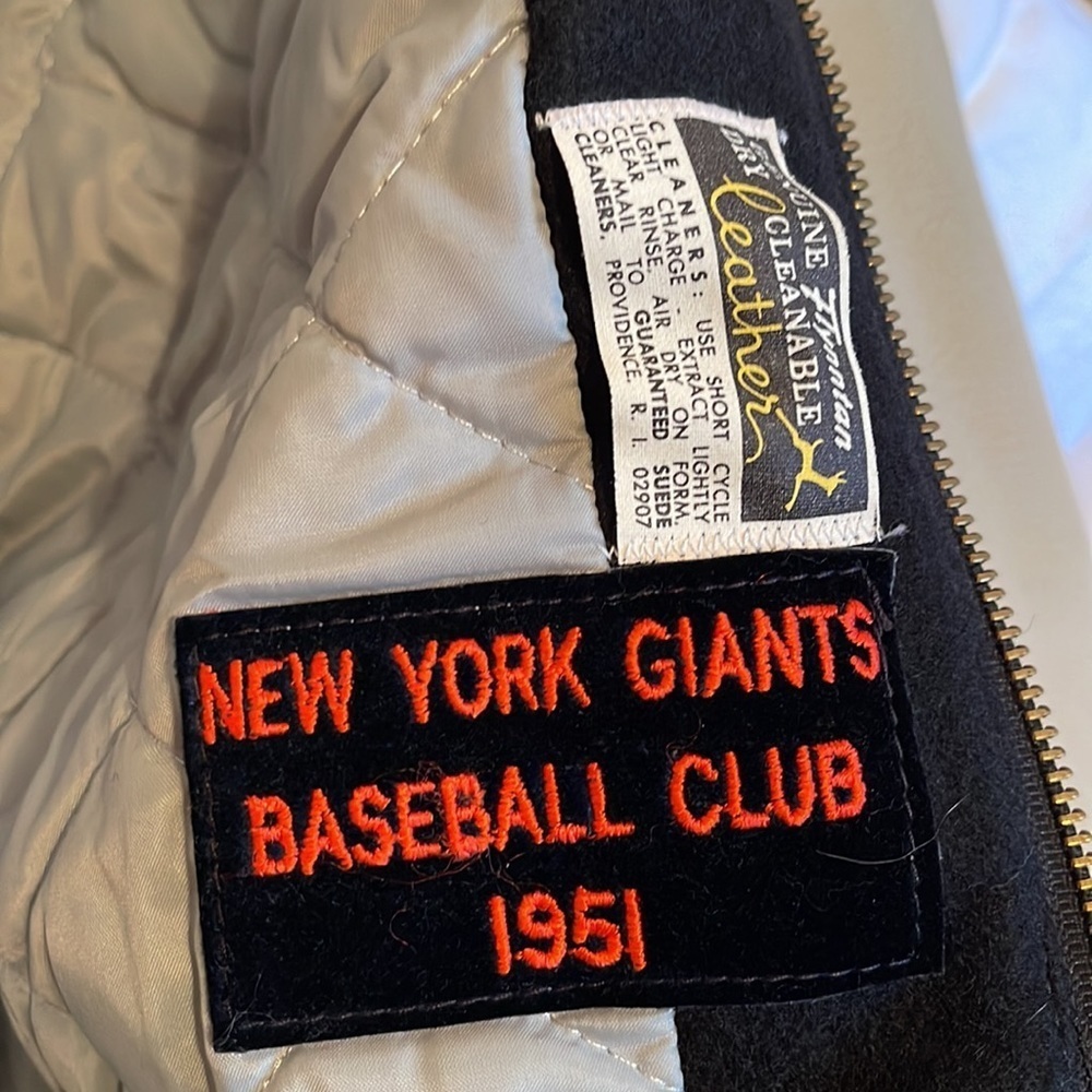MICHAEL & Ness NY Giants Baseball Club Authentic Cooperstown Collect. Like New - Picture 8 of 8